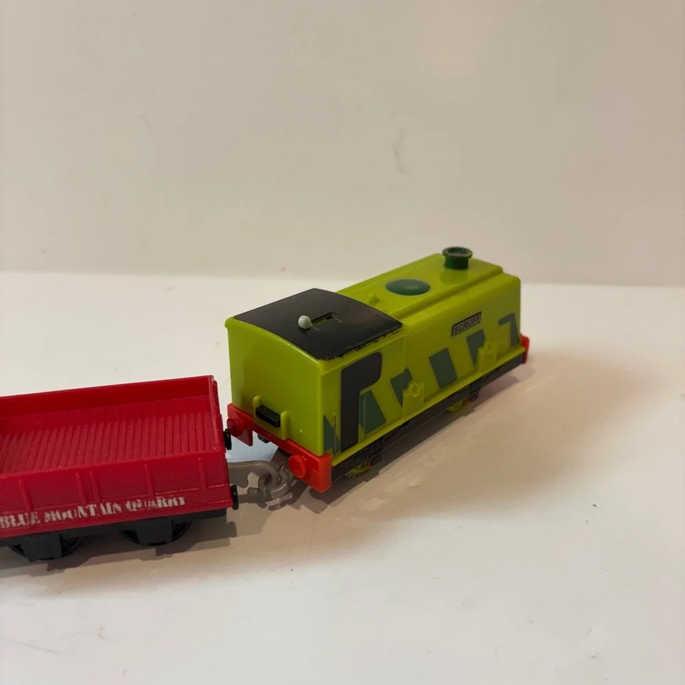 Thomas & Friends TrackMaster Motorized Scruff Engine Blue Mountain Quarry Cars